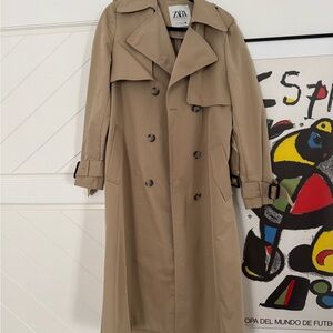 Zara Classic Beige Trench Coat